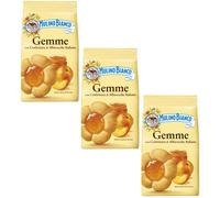 3 X Mulino Bianco Gemme Apricot Biscuits Italian Cookies No Palm Oil - 200g