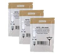 3 x MUNTONS Gervin GV12 Ale Brewing Yeast 11g