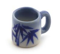 3 x MyTinyWorld Dolls House Miniature 11mm Bamboo Ceramic Coffee Mugs