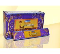 3 X NATURAL LAVENDER Satya Nag Champa Incense Sticks Packs 15g with Souvenir Badge By Sterling Effectz
