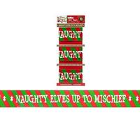 3 X Naughty Elf Tape - 3 x 3 Yards Of Tape - Novelty Christmas Decorations