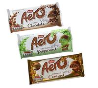 3 X Nestle AERO Mint Chocolate Peppermint / Caramel / Chocolate Bars 100g