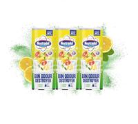 3 x Neutradol Bin Freshener Odour Destroyer Kitchen Food Bin Citrus Fresh 350g