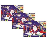 3 x New Cad Selection Box Christmas Eve Box Fillers 125g - Medium Selection Boxes Christmas Chocolates For Kids - Stocking Fillers For Everyone - Suitable For Vegetarian