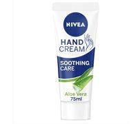3 x Nivea Hand Cream Soothing Care | Aloe Vera | 24h Moisture - 75ml
