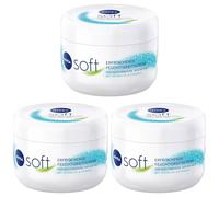 3 X Nivea Refreshing Soft Moisturising Cream with Jojoba Oil & Vitamin E 375ml.