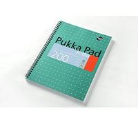 3 X Notebook Wirebound Jotta 80gsm Ruled and Margin 4 Hole 200 Pages A4 Ref JM018 [Pack 1]