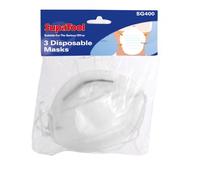 3 X Nuisance Dust Mask Disposable Cleaning Molded Face Masks Respirator Supatool