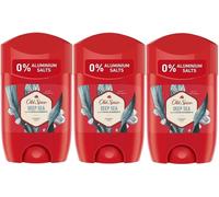 3 x Old Spice Deep Sea Deodorant Stick For Men 50 ml, 48H Fresh