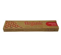 3 x Organic Goodness Dragon's Blood Masala Incense Sticks with JRose Incense Holder - Handmade in India, Natural Aroma, Eco-Friendly, Long-Lasting Fragrance, Gift Set