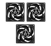ARCTIC P8-80 mm Case Fan, Pressure-Optimised, quite motor, Computer, Fan Speed: 3000 RPM - Black