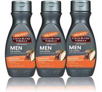 3 x Palmers Cocoa Butter Formula with Vitamin E Mens Lotion 3 in 1 BODY HANDS
