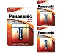 2 PANASONIC 3LR12 PRO POWER ADVANCED ALKALINE BATTERIES 4.5V MN1203 1BL 2028