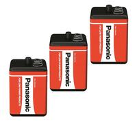 3 x Panasonic 4R25 Professional 6V Zinc Batteries - 431 PJ996 996 908A Lantern