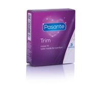 3 x Pasante Trim Condoms | Closer Fit Snug Fit Small Size Condoms |