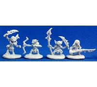 3 x PATHFINDER GOBLIN WARRIOR - Reaper Bones miniature role playing and war game - 89003
