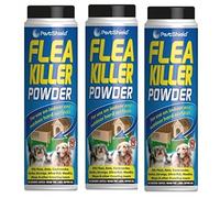 3 x PestShield Flea Killer Powder Crawling Insect Killer Indoor & Outdoor 200g Each by Pestshield
