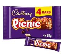 3 x Picnic Chocolate Bar 4 Pack Multipack 152g Delicious Tasty And Twisty Treat Gift Hamper For Birthday,Christmas