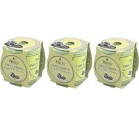 3 X Prices Chef Wax Scented Chefs Candle Eliminates Cooks Odours Glass Jar