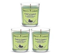 Price's - Chef's Jar Candle - Odour Eliminating Candle - Made with Basil, Patchouli & Geranium Extracts - Clean, Fresh, Quality Fragrance - Long Lasting Scent