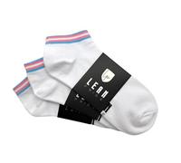 3 x Pride Sneaker Socks LGBTQ | Rainbow, Bisexual, Lesbian, Transgender, Non-Binary, Asexual, Pansexual, Queer, Rainbow, Transgender, 43-46