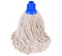 3 X Professional Cotton Mop head with plastic socket. No 16
