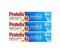 3 x Protecix adhesive cream for the third teeth, 47 g, extra strong with wet adhesion.