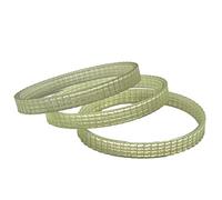 3 x PU Strap 245 x 9 mm StarkeAGB Electric Planer Drive Belt Durable Drive Belt Planner Replacement Timing Belt Pack of 3