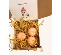 3 x Pumpkin Spice Wax Melts ~in Gift Box- Pumpkin Scent, Unique Gift Handmade. Halloween Melts