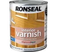 3 X Quick Dry Satin Interior Varnish 250ml - Antique Pine