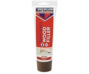 3 X Ready Mixed Wood Filler 330g Tube Brown