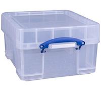 3 x Really Useful Box, 18 litres, XL, 480 mm x 390 mm x 230 mm, transparent