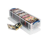 3 x Really Useful Clear Plastic Storage Box 22 Litre New + Free 24h Delivery