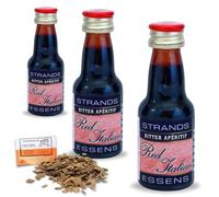 3 x Red Italian Style Essence 25ml - Alcohol-Free Flavouring For 2.25L - Premium Spirit Aroma