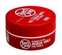 3 X RED ONE AQUA HAIR GEL WAX FULL FORCE MAXIMUM CONTROL 150ML (THREE TUBS)