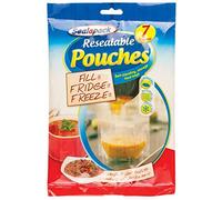 3 x Resealable Pouches Pack of 7 Fill It, Fridge It, Freeze It