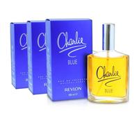 3 x Revlon Charlie BLUE Eau de Toilette EDT 100ml Unisex Fragrance