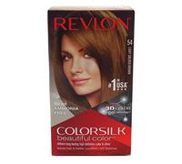 3 x Revlon Colorsilk Permanent Hair Colour - 54 Light Golden Brown