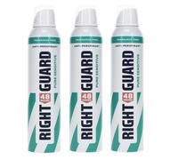 Right Guard Antiperspira Aerosol Deodorant Women Total Defence 5 Pure 250ml x 3