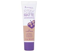 3 x Rimmel London Stay Matte Liquid Mousse Foundation 30ml - 201 Classic Beige