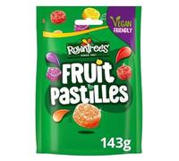 3 x Rowntree's Fruit Pastilles Sweets Sharing Bag 143g Delicious Tasty And Twisty Treat Gift Hamper For Birthday,Christmas,Easter Sold By Kidzbuzz