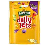 3 x Rowntree's Jelly Tots Sweets Sharing Bag 150g Delicious Tasty And Twisty Treat Gift Hamper For Birthday,Christmas,Easter Sold By Kidzbuzz
