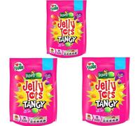 3 x Rowntree's Jelly Tots Tangy Sweets Sharing Bag 140g