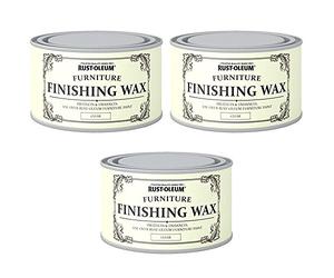 3 X Rust-Oleum RO0070015 Furniture Finishing Wax - Clear