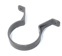 3 X RWC1CL (Clay Brown) Marshall Tufflex Pipe Clip, Bracket,Fixing for 68MM Downpipe