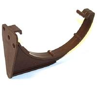 3 x RWFB1BN (Brown) Marshall Tufflex Half Round Gutter 112mm Fascia Bracket