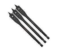 3 x SabreCut SCRIW14_3 14mm x 152mm Impact Rated Flat Wood Spade Bits for Softwood Hardwood Chipboard