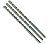 3 x SabreCut SDSD12_3 12mm x 310mm PGM Approved SDS Plus Drill Bits for Stone Concrete Brick