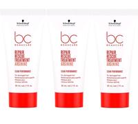 3 x Schwarzkopf BC Bonacure Repair Rescue Treatment Arginine 30ml