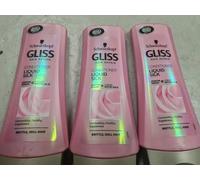 3 X Schwarzkopf Gliss Total Repair & Liquid Silk Conditioner 200ml Bundle - NEW